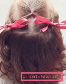 Hairstyles for girls in the garden in 5 minutes