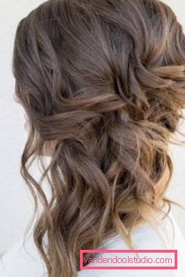 Hairstyles with curls on medium hair Hairstyles for medium hair with curls - styling options for a holiday and prom
