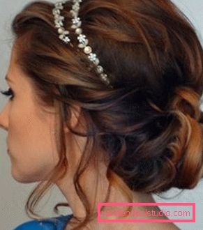 Hairstyles with curls on medium hair Hairstyles for medium hair with curls - styling options for a holiday and prom