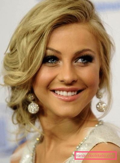 Hairstyles with curls on medium hair Hairstyles for medium hair with curls - styling options for a holiday and prom
