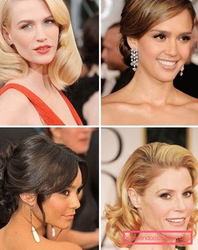 Hairstyles with curls on medium hair Hairstyles for medium hair with curls - styling options for a holiday and prom