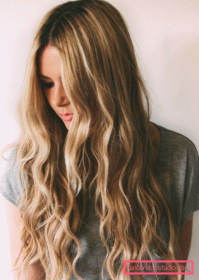 Hairstyles under the cap for long and medium hair - photos