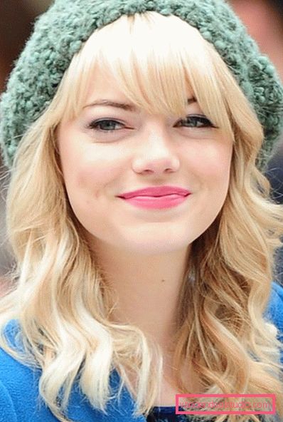 Hairstyles under the cap for long and medium hair - photos