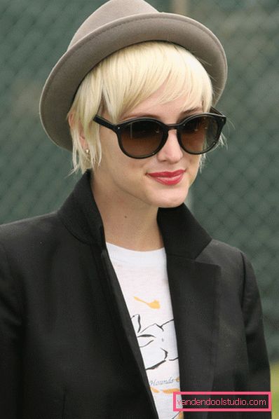 Hairstyles under the cap for long and medium hair - photos