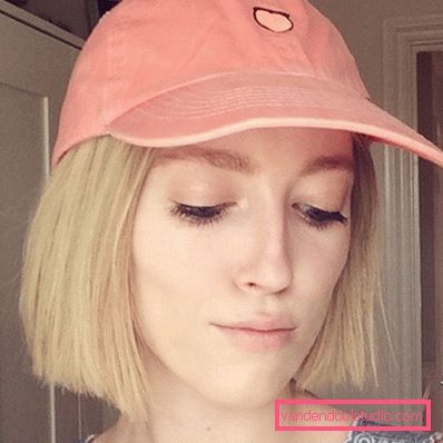Hairstyles under the cap for long and medium hair - photo