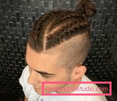 Hairstyles under the cap for long and medium hair - photos