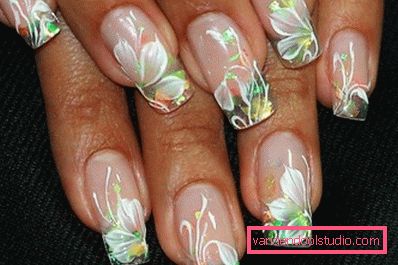 Popular technologies of painting nails with acrylic paints