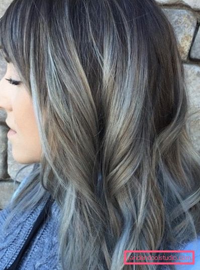 Beautiful hair coloring for brunettes The most beautiful dark and light hair dye