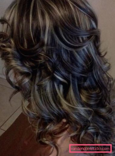 Beautiful hair coloring for brunettes The most beautiful dark and light hair dye