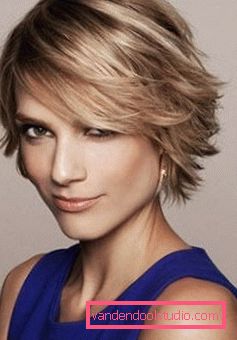 Beautiful coloring of light short hair The most beautiful dark and light hair dye