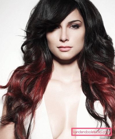 Beautiful hair coloring for brunettes ombre The most beautiful dark and light hair dye