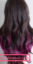 Beautiful hair coloring for brunettes balajazh The most beautiful dark and light hair dye