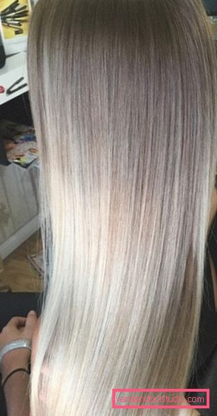 Beautiful hair coloring shatush The most beautiful dark and light hair dye