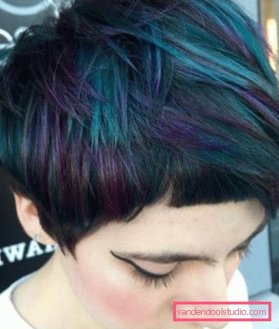 Beautiful hair coloring for brunettes The most beautiful dark and light hair dye