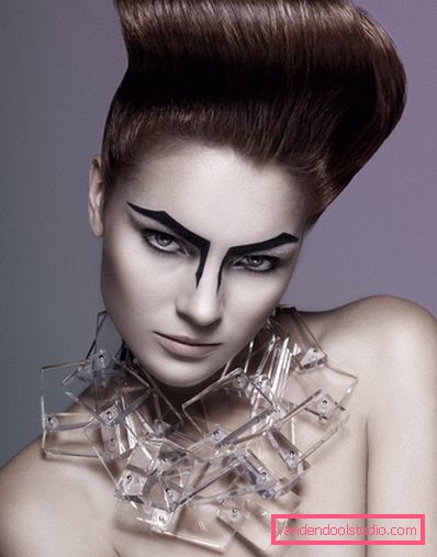 The most unusual hairstyles - beautiful and original styling.