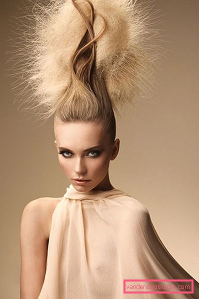 The most unusual hairstyles - beautiful and original styling.