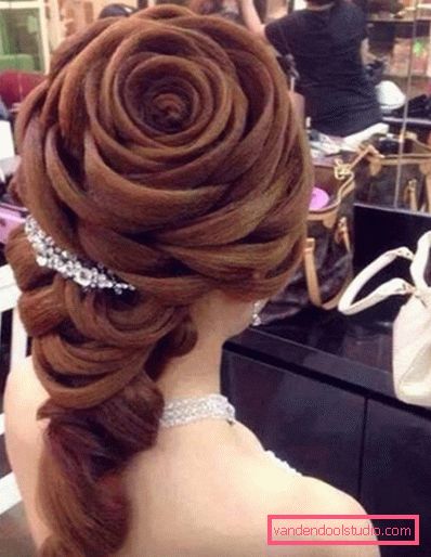 The most unusual hairstyles - beautiful and original styling.