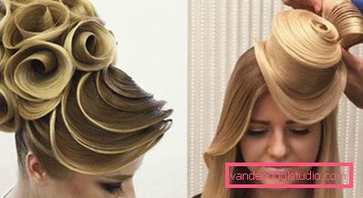 The most unusual hairstyles - beautiful and original styling.