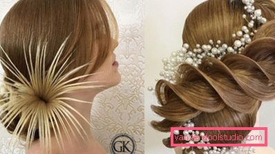 The most unusual hairstyles - beautiful and original styling.