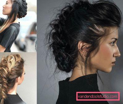 The most unusual hairstyles - beautiful and original styling.