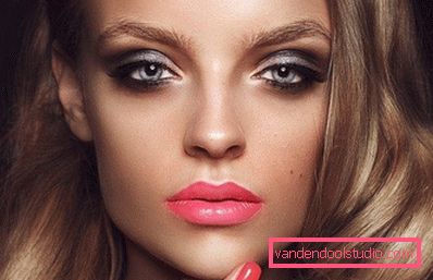 glossy make up for the evening make up for the evening