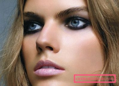 girl with smoky make up girl with smoky make up
