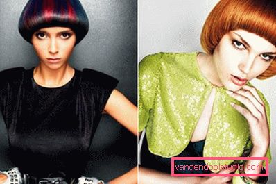 girl with a smooth styling girl with a smooth styling