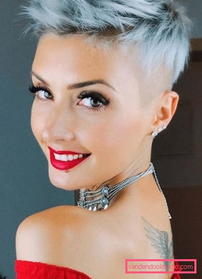 Pixie haircut for short hair Haircut Pixie for short hair 2018 - 2019 - photos from all sides