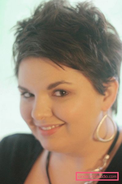 Haircut Pixie for short hair 2018 - 2019 - photos from all sides