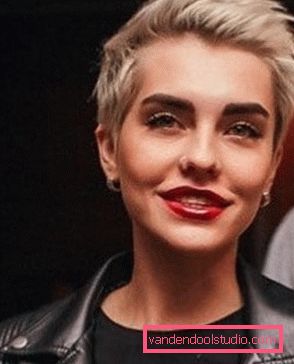 Haircut Pixie for short hair 2018 - 2019 - photos from all sides