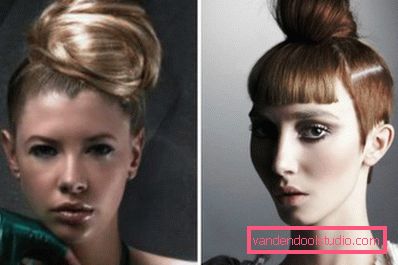 Women's Haircut Top Knot