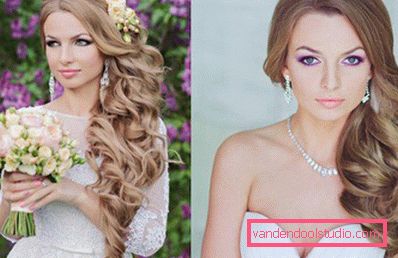 Wedding hairstyles for long hair - 250 actual photos