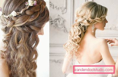 Wedding hairstyles for long hair - 250 actual photos