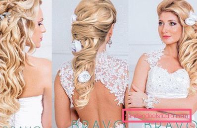 Wedding hairstyles for long hair - 250 actual photos