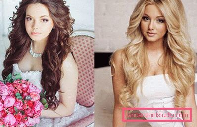 Wedding hairstyles for long hair - 250 actual photos