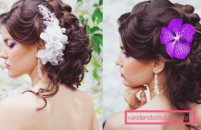 Wedding hairstyles for long hair - 250 actual photos