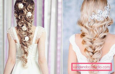 Wedding hairstyles for long hair - 250 actual photos