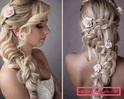 Wedding hairstyles for long hair - 250 actual photos