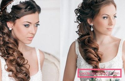 Wedding hairstyles for long hair - 250 actual photos