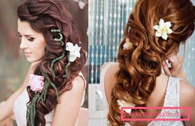 Wedding hairstyles for long hair - 250 actual photos