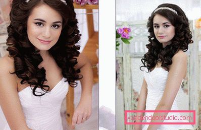 Wedding hairstyles for long hair - 250 actual photos