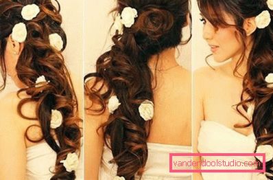 Wedding hairstyles for long hair - 250 actual photos