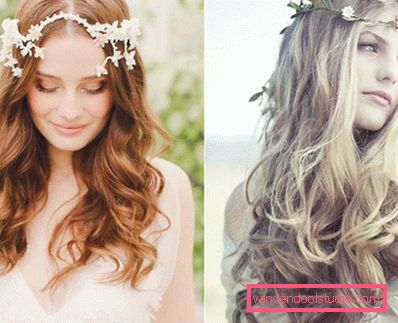 Wedding hairstyles for long hair - 250 actual photos