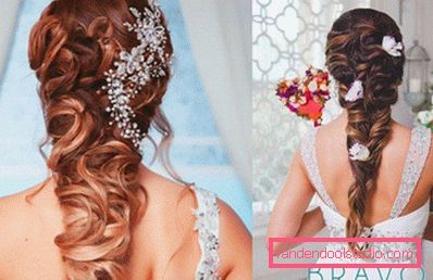 Wedding hairstyles for long hair - 250 actual photos