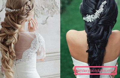 Wedding hairstyles for long hair - 250 actual photos