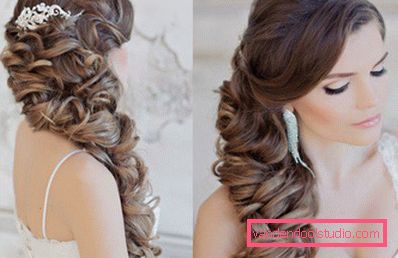 Wedding hairstyles for long hair - 250 actual photos