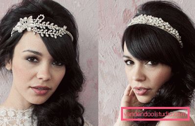 Wedding hairstyles with bangs