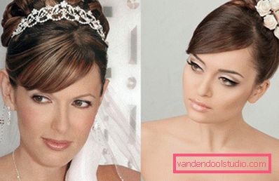 Wedding hairstyles with bangs