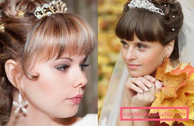 Wedding hairstyles with bangs