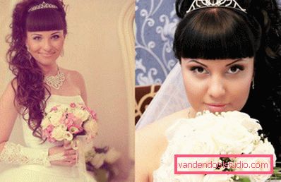 Wedding hairstyles with bangs